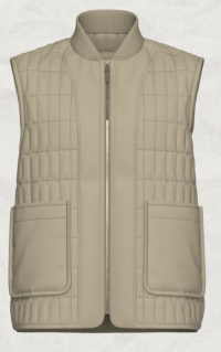 Fashion Quilted Sleeveless vest Jacket