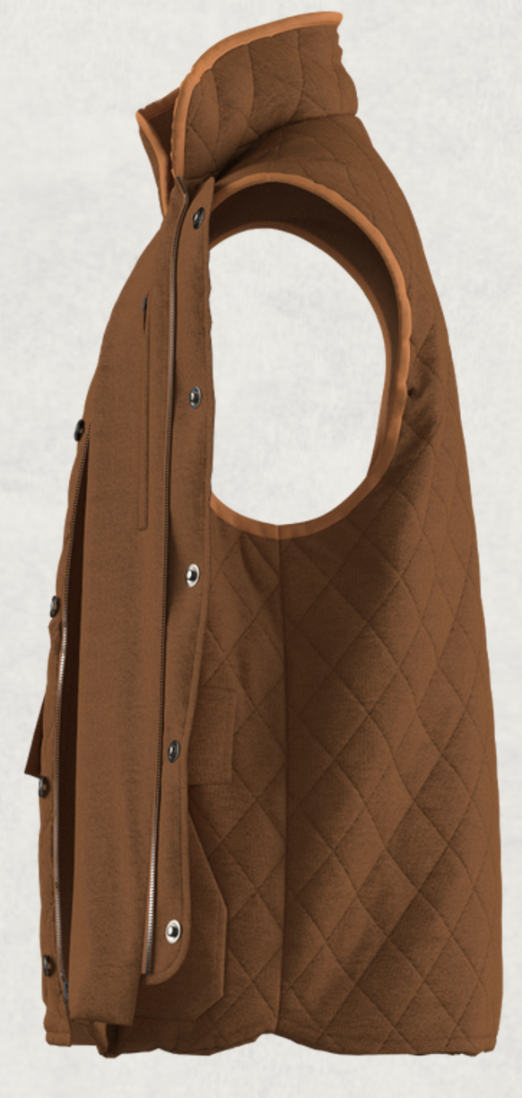 Mens Quilted Fashion vest