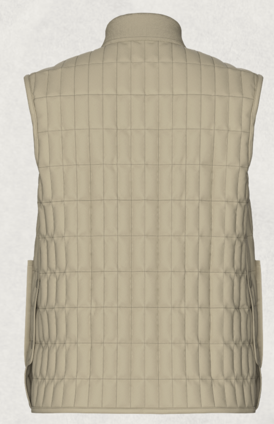 Fashion Quilted Sleeveless vest Jacket