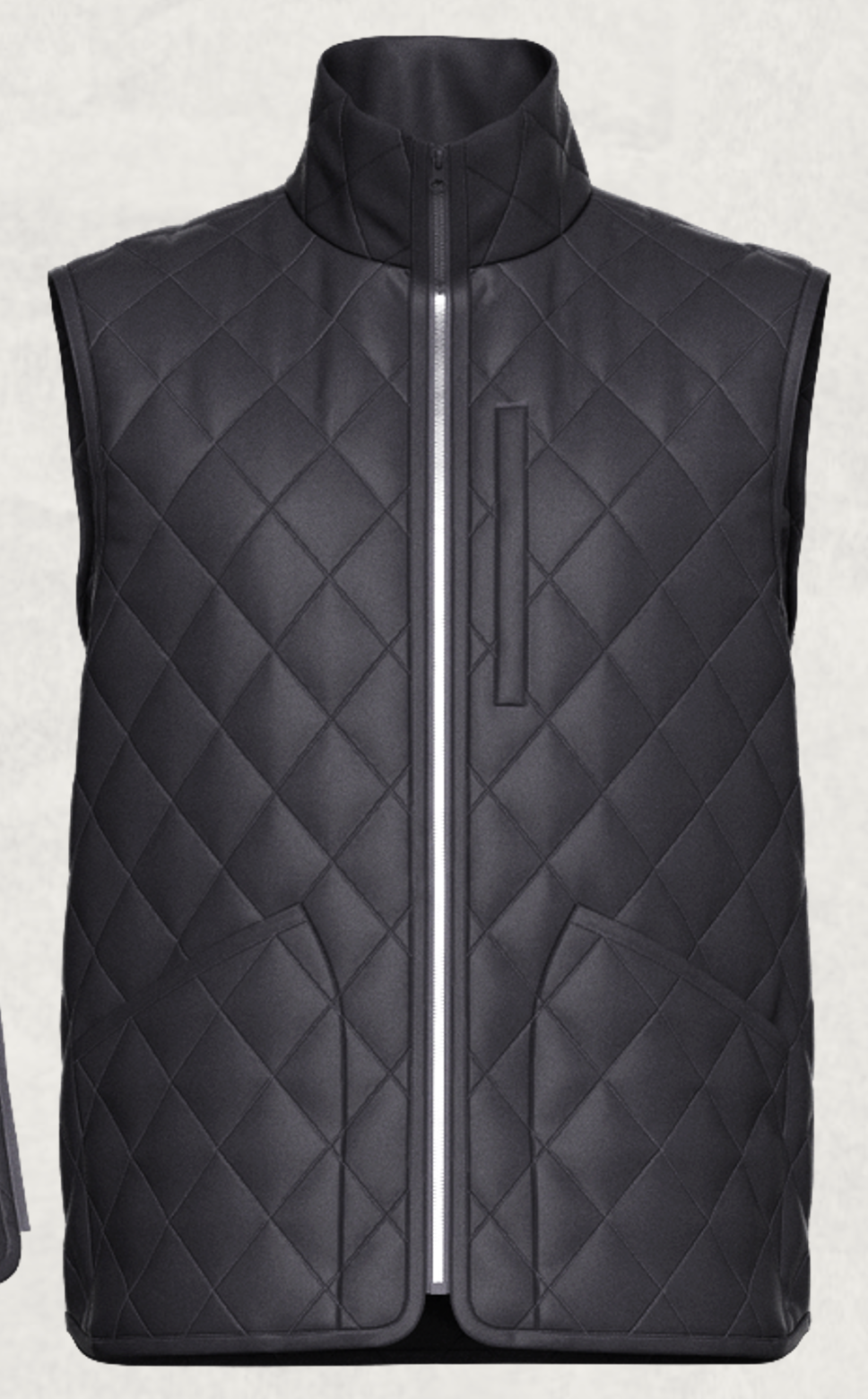Diamond Quilted Vest Jacket