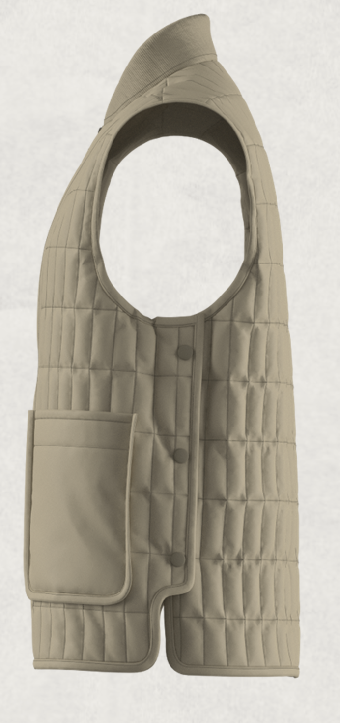 Fashion Quilted Sleeveless vest Jacket