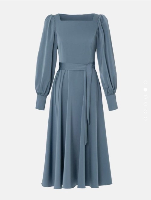 Square Neck Mocktail Dress