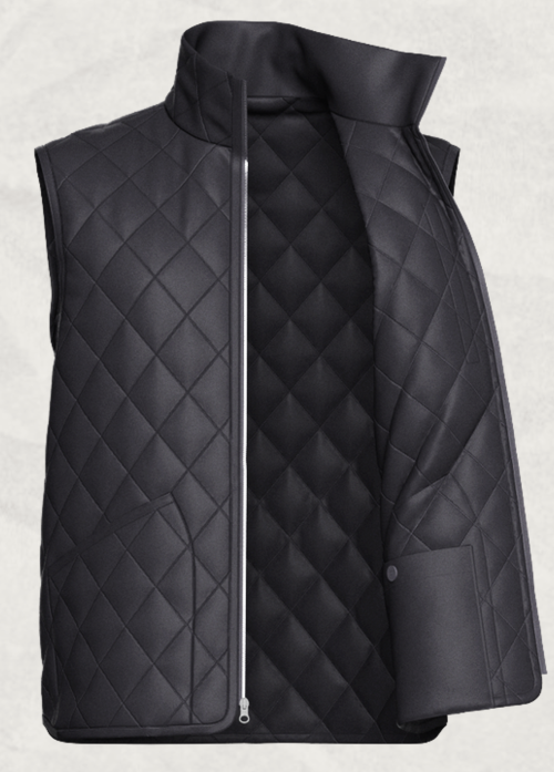 Diamond Quilted Vest Jacket
