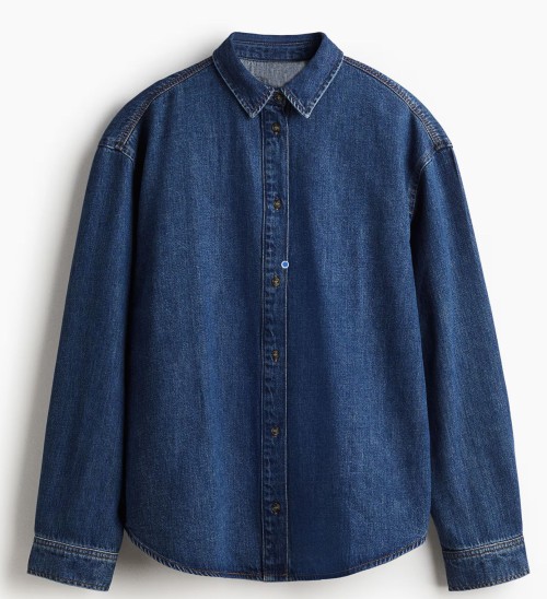 Denim Button Down Shirt