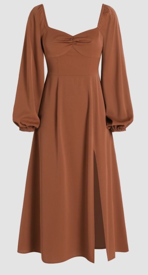 Sweetheart Neck Dress